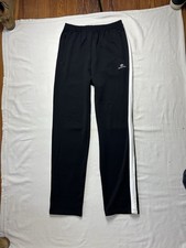 Balenciaga Logo White Stripe Sweatpants Tracksuit Pants Black Size L