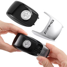 AMG Schwarz Chrom Schlüssel-Abdeckung Mercedes-Benz C E S GLC Klasse Emblem