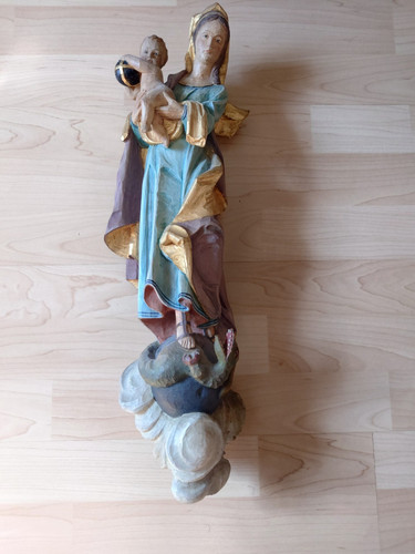Maria figur holz - maria,