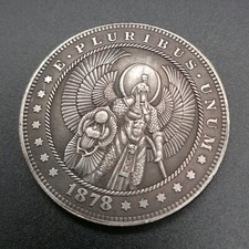 EDC Coin Münze 3,7 cm heiliger Beschützer Engel Schutzpatron Sankt Michael