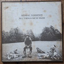 George Harrison All Things Must Pass Original 3 LP Box, Inners, UK 1970 STCH639