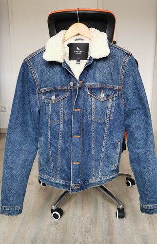 Jeansjacke mit lammfellfutter - jeansjacke,