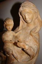 Heiligen Holzfigur Geschnitzt