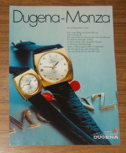 Seltene werbung dugena - seltene, monza