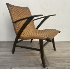 geflochtener Sessel Bambus/Papierkordel Bauhaus-Entwurf Dieckmann-Ära