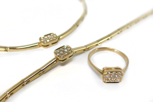 Schmuckset kette armband ring - kette,