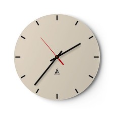 Modern Wanduhr 30x30cm Rund