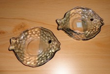 Partylite Teelichthalter Kleiner Fisch Paar P9362 Glas sehr guter Zustand  OVP