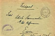 Dt.Feldpost 2.WK   Landesschützen-Btl.337,  4.Kp., Ebenrode/ Ostpreussen