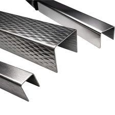 Edelstahl U-Profil Winkel