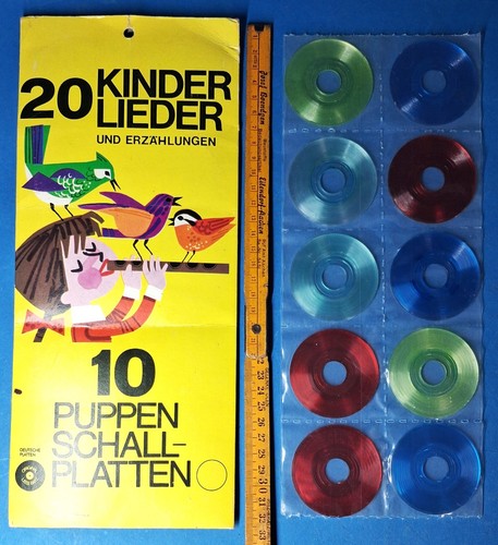 Puppenschallplatten original