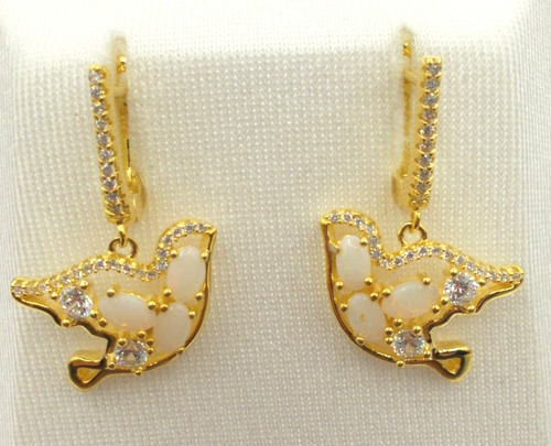 Opal ohrringe ohrstecker - opal,