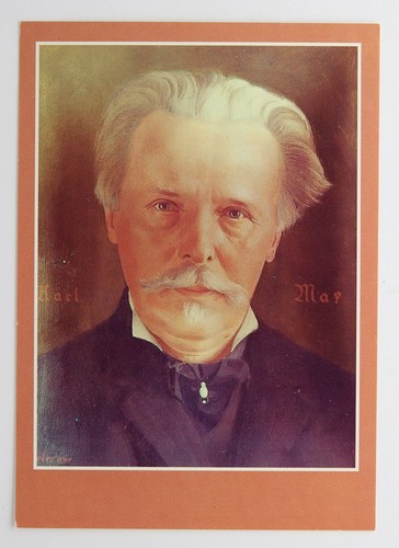 Kunstpostkarte karl may - kunstpostkarte,