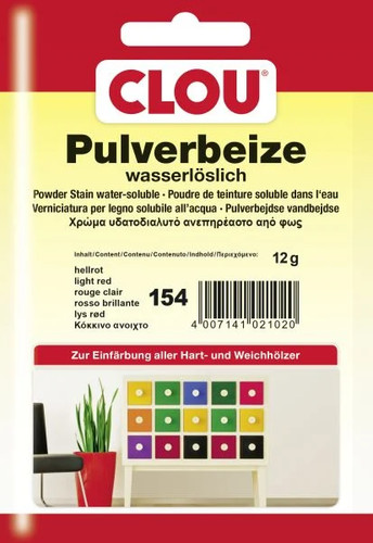 Clou pulverbeize hellrot - pulverbeize, g