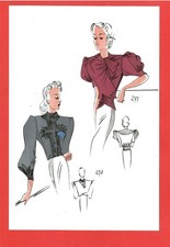 2 Mode-Zeichnungen „Wiener