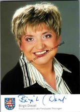 Original Autogramm Birgit Diezel Finanzministerin Sachsen-Anhalt Landtags 350150