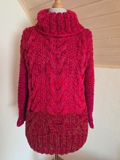 HANDMADE UNIKAT PULLOVER ROT