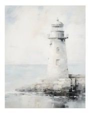 Ruhige Leuchtturm-Wandkunst