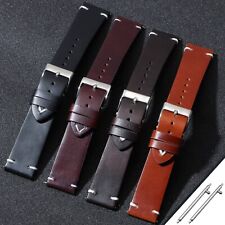 18 | 20 | 22 mm ECHTLEDER Uhrenarmband Ersatz Armbanduhr Lederband Quick Release