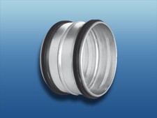 Wickelfalzrohr Rundrohr Verbinder Verbindungsstück Nippel mit Lippendichtung