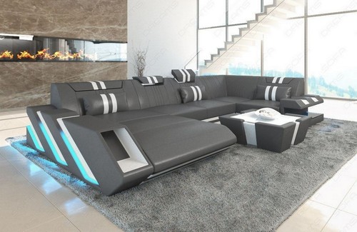 Sofa wohnlandschaft leder - wohnlandschaft,