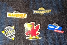 5 Pins Anstecker Sammlung TV