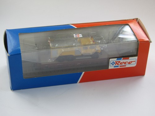 Roco flachwagen mit ziegler - flachwagen,
