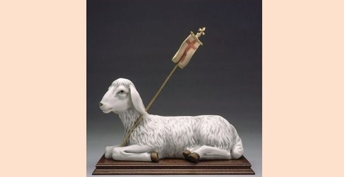 Statue osterlamm 11 02 - 28, (11,02