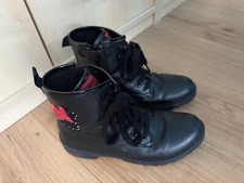 Geox Disney Minnie Mouse - Kinderstiefel - Schwarz - Größe 36 - Rote Schleife