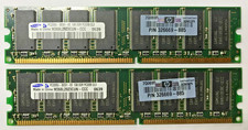 SAMSUNG 2GB (2x 1GB) DDR M368L2923CUN - CCC PC3200U-30331-E0 CL3 #R2689