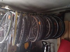 Konvolut Fahrrad Ersatzteile aus Fahrrad Hobbywerkstatt Auflösung 