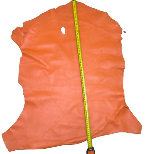 Lederhaut orange echtleder - ,