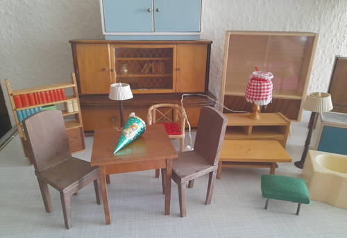 Alte puppenstuben möbel aus - alte,