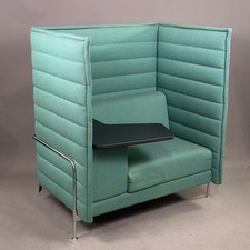 Vitra Alcove Highback Work grün / türkis
