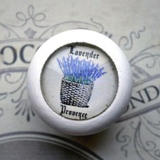 Lavendel-Möbelknauf LAVENDER