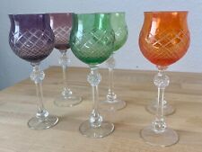 6 bunte Römer Harzkristall