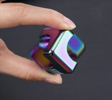 EDC Gear Linkage Square Gyroscope Top Spinning Fingertips Gearwheel Gyro Toy