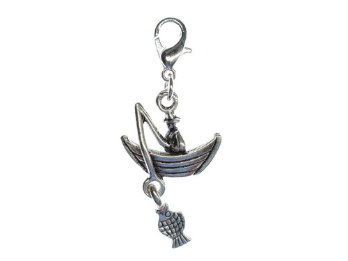 Boot mit angler - angler, und