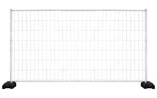 Bauzaun Absperrung Absperrgitter Mobilzaun 3,5 x 2,0m NEU ! KOMPLETT 1000m