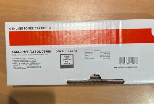 Original oki toner schwarz - toner,