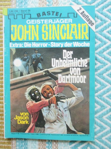 John sinclair auflage heft - sinclair, 2.