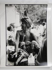 Cuban Woman Turban Cigarette