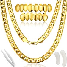 Hip Hop Kostüm Goldkette