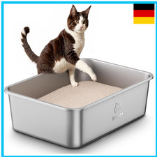 Edelstahl Katzenklo XXL