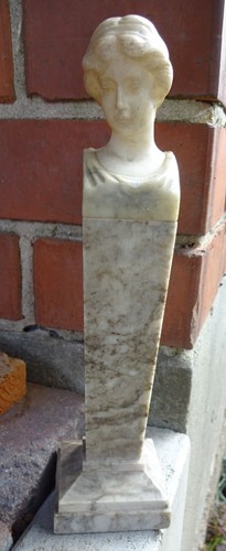 Original alte büste - original, alabaster