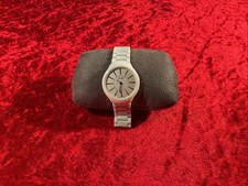 Rado Damen Quarz Armbanduhr True Thinline Keramik Weiß Saphirglas