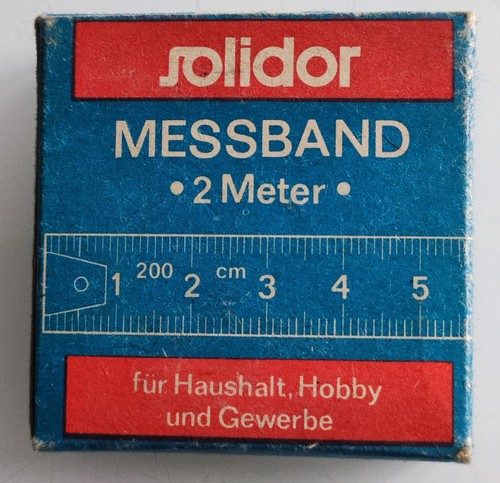 Solidor messband 2m - 2m, /