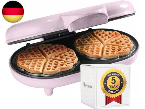 Bestron doppel waffeleisen - bestron, doppel-waffeleisen