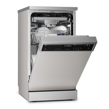 Verosteel Freistehender Geschirrspüler 45 cm kompakt 9 Programme 42 dB AquaStop