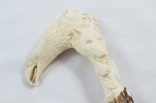 Sheffield handgeschnitzter aufwendiger Tier Gehstock Stock oberer Griff Geweih Horn